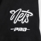 NBA BROOKLYN NETS RETRO CLASSIC LITTLE BOY'S SHORT SLEEVE TEE (BLACK)