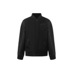 NBA BROOKLYN NETS TRIPLE BLACK BLOUSON COLLÉGIAL EN LAINE POUR GARÇON ENFANT (NOIR DE JAIS)