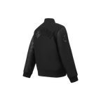 NBA BROOKLYN NETS TRIPLE BLACK BLOUSON COLLÉGIAL EN LAINE POUR GARÇON ENFANT (NOIR DE JAIS)