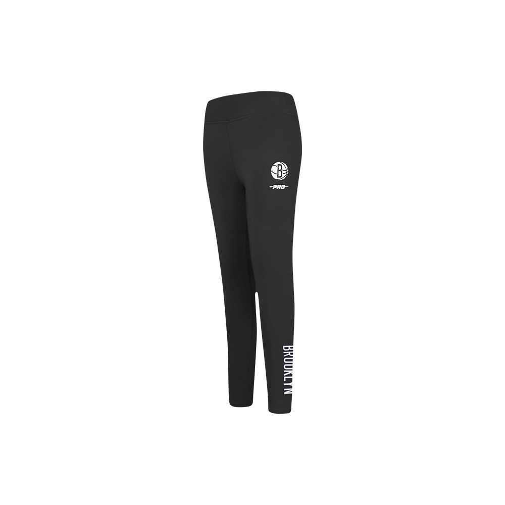 NBA BROOKLYN NETS CLASSIC LITTLE GIRL'S LEGGING (BLACK)