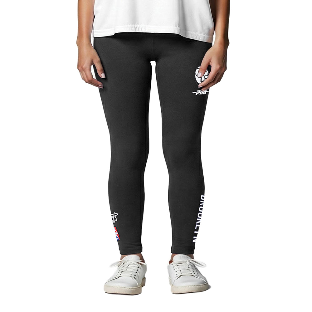 NBA BROOKLYN NETS CLASSIC LITTLE GIRL'S LEGGING (BLACK)