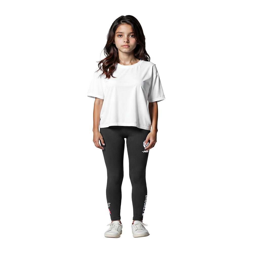NBA BROOKLYN NETS CLASSIC LITTLE GIRL'S LEGGING (BLACK)
