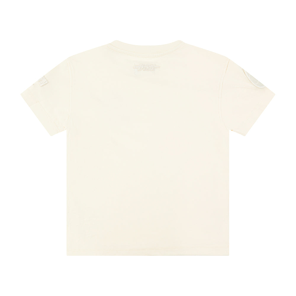 NBA BROOKLYN NETS NEUTRAL TODDLER BOYS SHORT SLEEVE TEE (EGGSHELL)