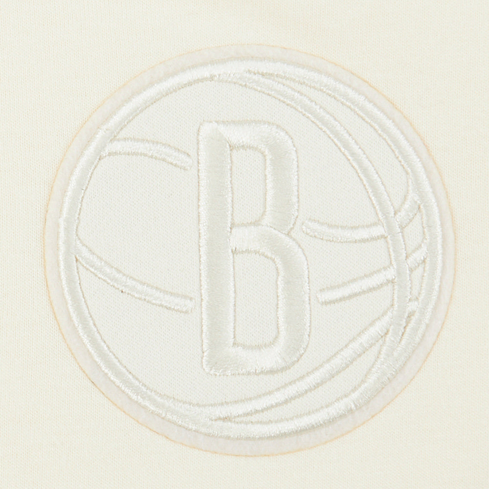 NBA BROOKLYN NETS NEUTRAL T-SHIRT À MANCHES COURTES POUR GARÇON BAMBIN (COQUILLE D'ŒUF)