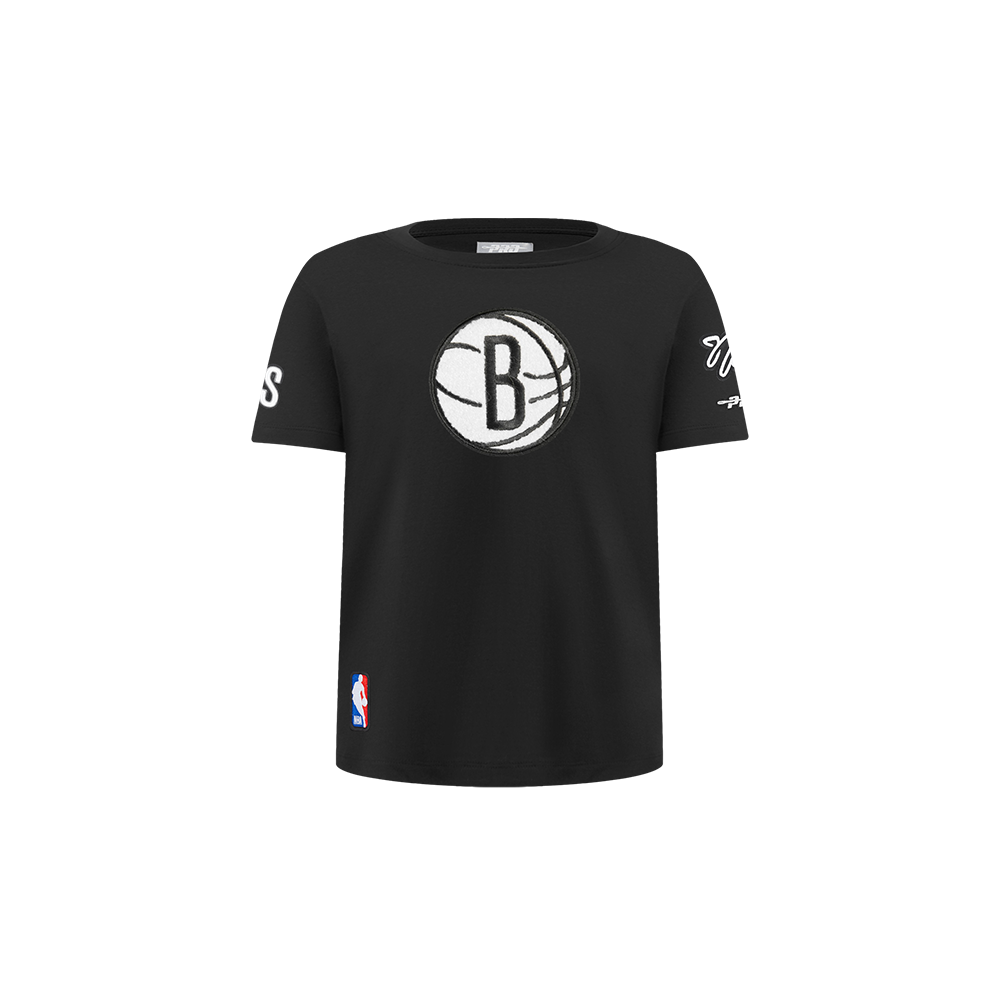 NBA BROOKLYN NETS RETRO CLASSIC TODDLER BOY'S SHORT SLEEVE TEE (BLACK)