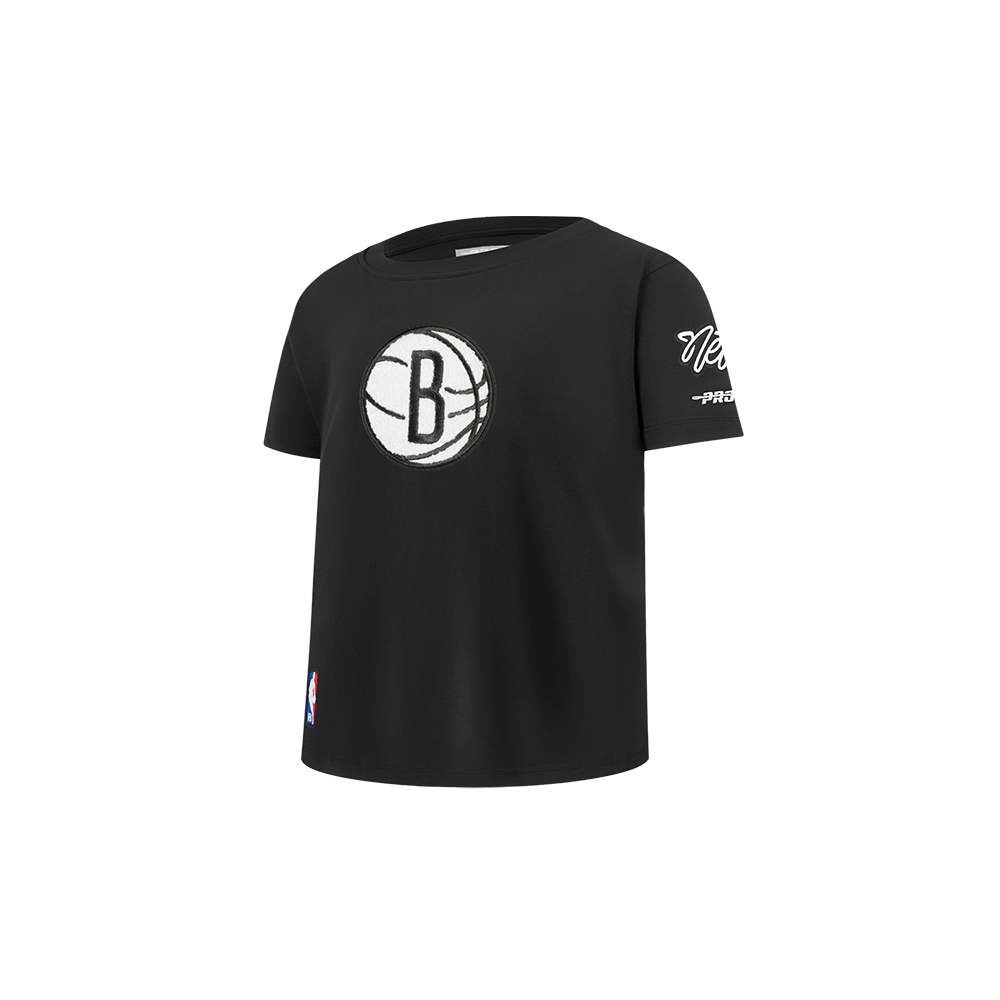 NBA BROOKLYN NETS RETRO CLASSIC TODDLER BOY'S SHORT SLEEVE TEE (BLACK)