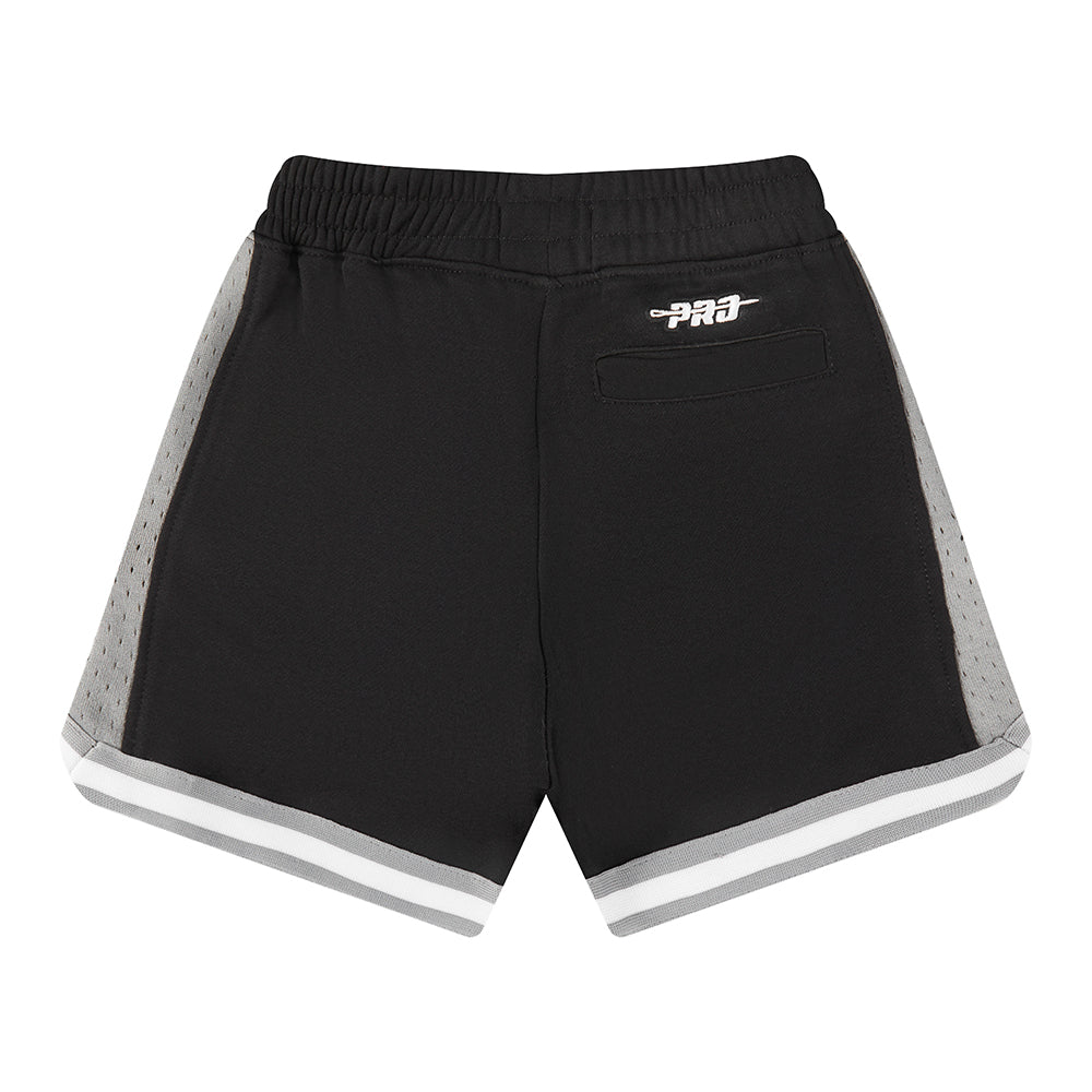 NBA BROOKLYN NETS CLASSIC TODDLER BOY'S FLEECE 2.0 SHORT (BLACK/GRAY)