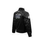 NBA BROOKLYN NETS CLASSIC BLOUSON EN SATIN POUR GARÇON BAMBIN (NOIR)