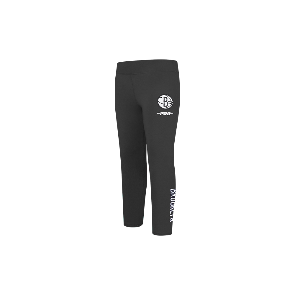 NBA BROOKLYN NETS CLASSIC TODDLER GIRL'S LEGGING (BLACK)