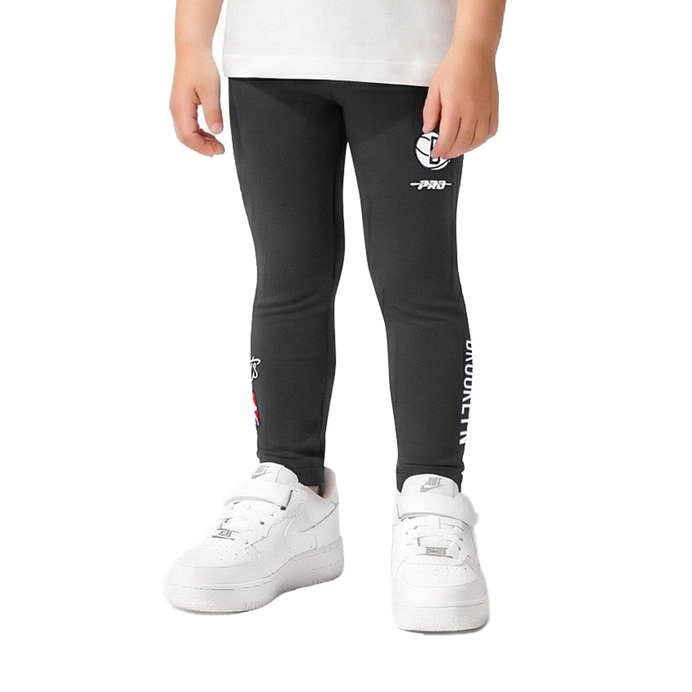 NBA BROOKLYN NETS CLASSIC TODDLER GIRL'S LEGGING (BLACK)
