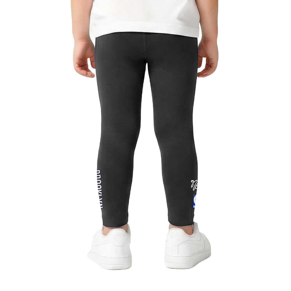 NBA BROOKLYN NETS CLASSIC TODDLER GIRL'S LEGGING (BLACK)
