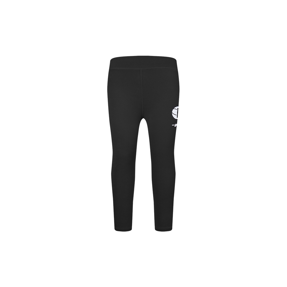 NBA BROOKLYN NETS RETRO CLASSIC TODDLER GIRL'S LEGGING (BLACK)