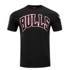 NBA CHICAGO BULLS CLASSIC CHENILLE MEN'S TEE (BLACK)