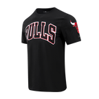 NBA CHICAGO BULLS CLASSIC CHENILLE MEN'S TEE (BLACK)