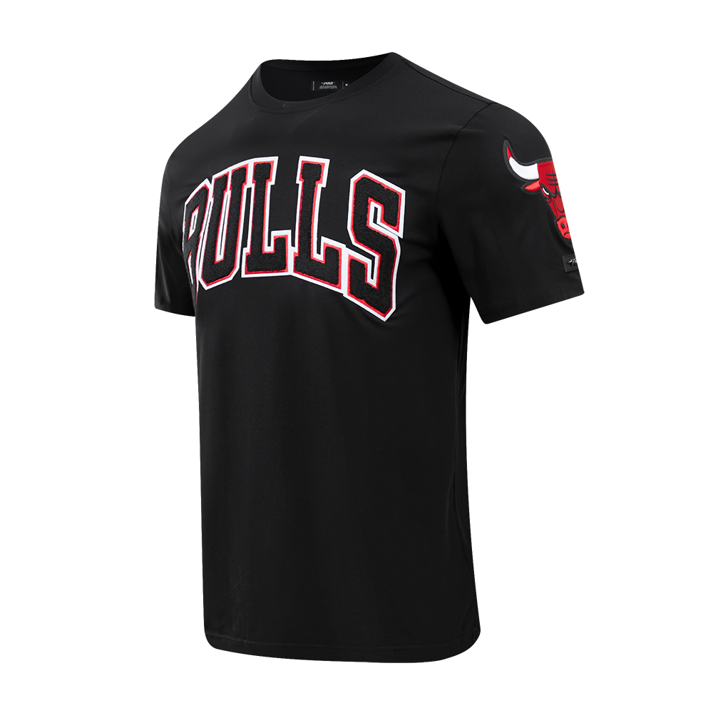 NBA CHICAGO BULLS CLASSIC CHENILLE MEN'S TEE (BLACK)