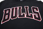 NBA CHICAGO BULLS CLASSIC CHENILLE MEN'S TEE (BLACK)