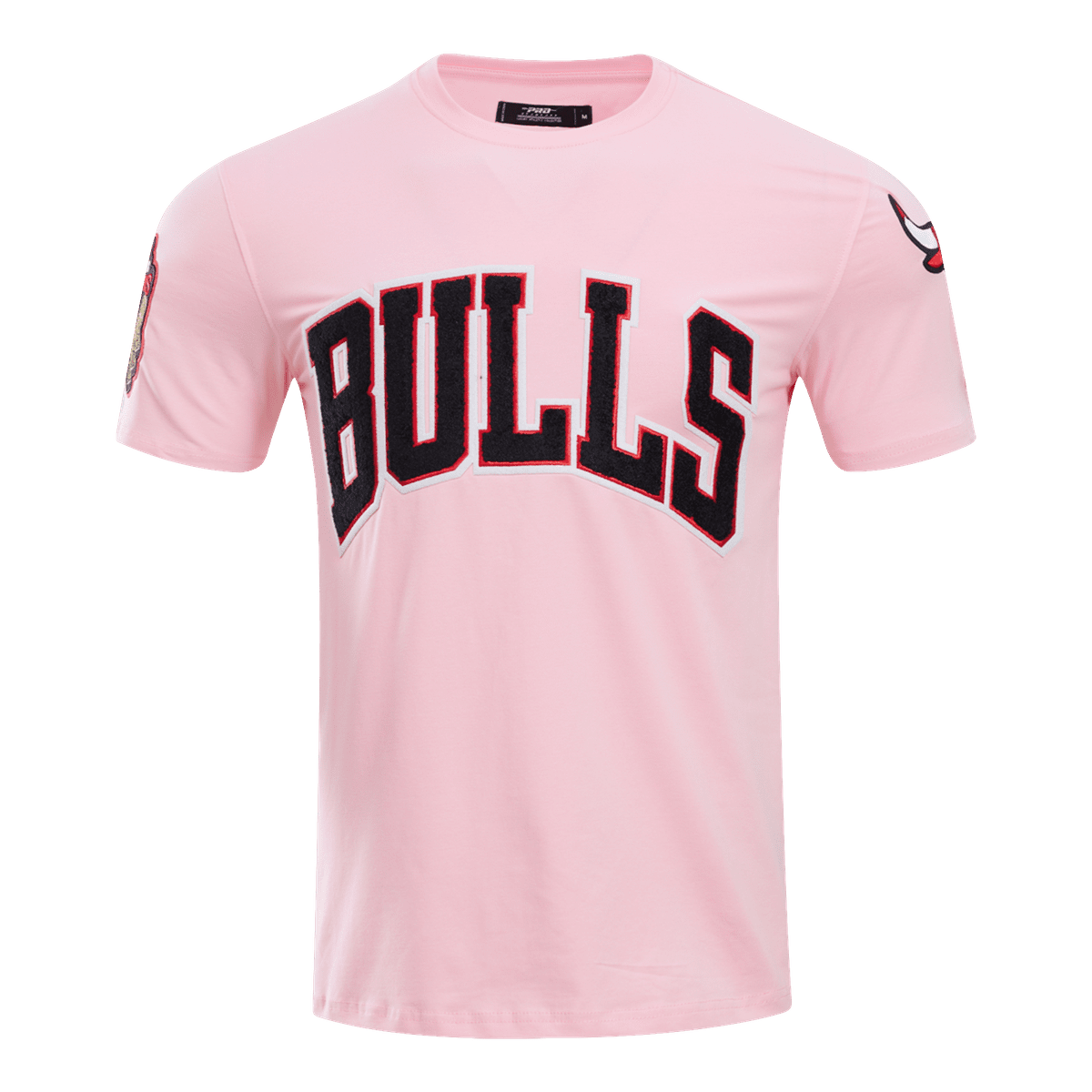 NBA CHICAGO BULLS CLASSIC CHENILLE T-SHIRT POUR HOMME (ROSE)