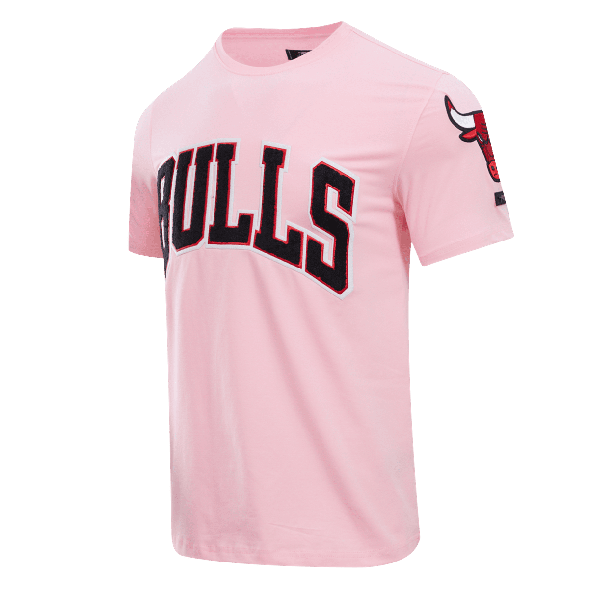 NBA CHICAGO BULLS CLASSIC CHENILLE T-SHIRT POUR HOMME (ROSE)