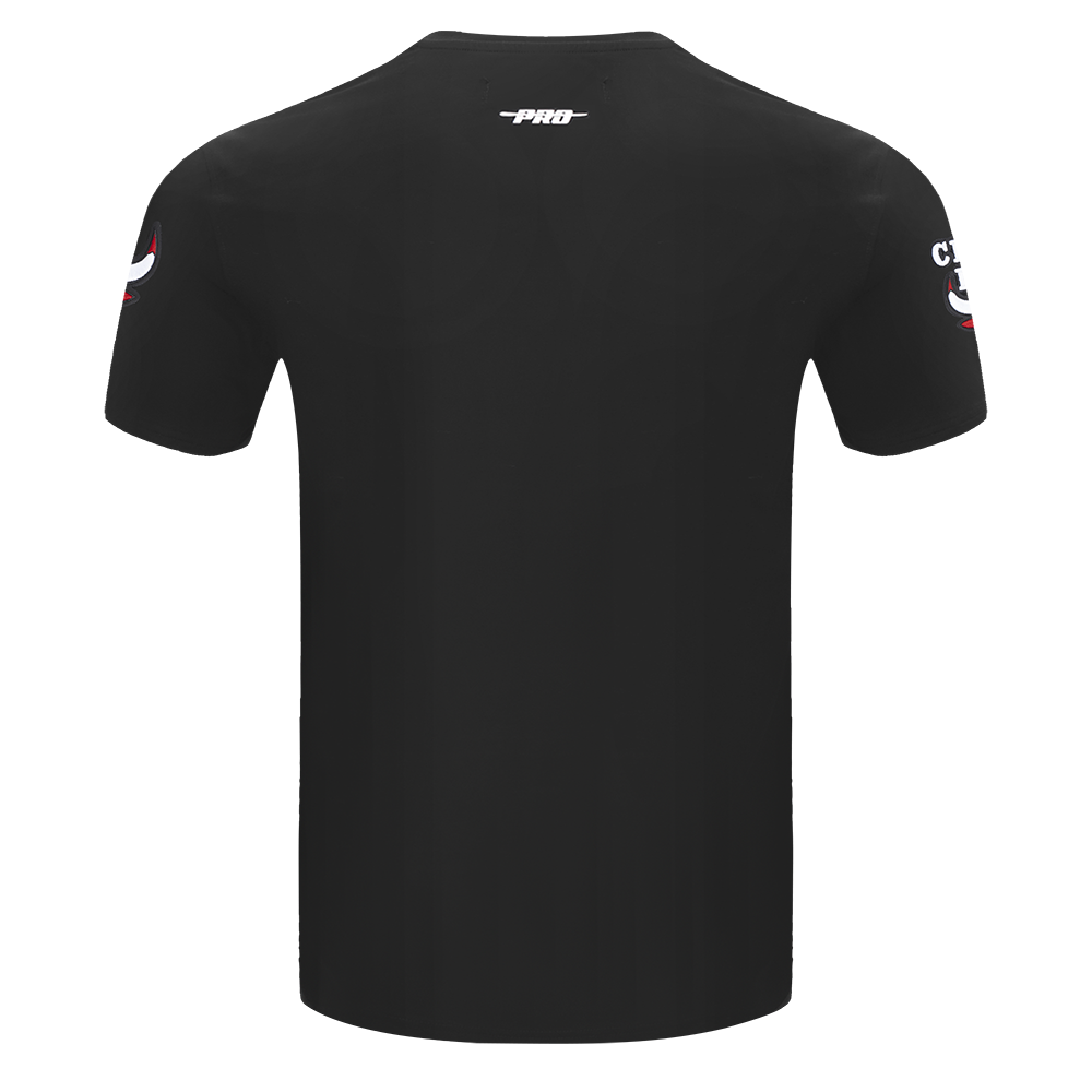 NBA CHICAGO BULLS SCRIPT TAIL T-SHIRT POUR HOMME (NOIR)