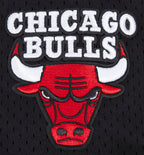 NBA CHICAGO BULLS SCRIPT TAIL CHEMISE BOUTONNÉE EN FILET POUR HOMME (NOIR/ROUGE)