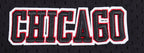 NBA CHICAGO BULLS SCRIPT TAIL CHEMISE BOUTONNÉE EN FILET POUR HOMME (NOIR/ROUGE)