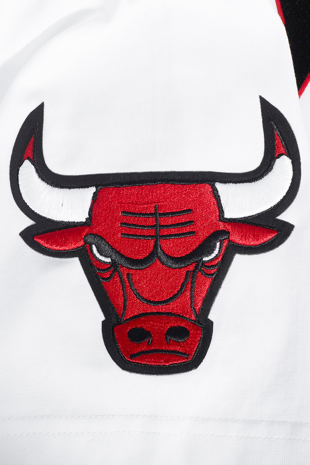 NBA CHICAGO BULLS CITY TOUR T-SHIRT EN JERSEY DE COTON À ÉPAULES TOMBANTES POUR HOMME (BLANC)