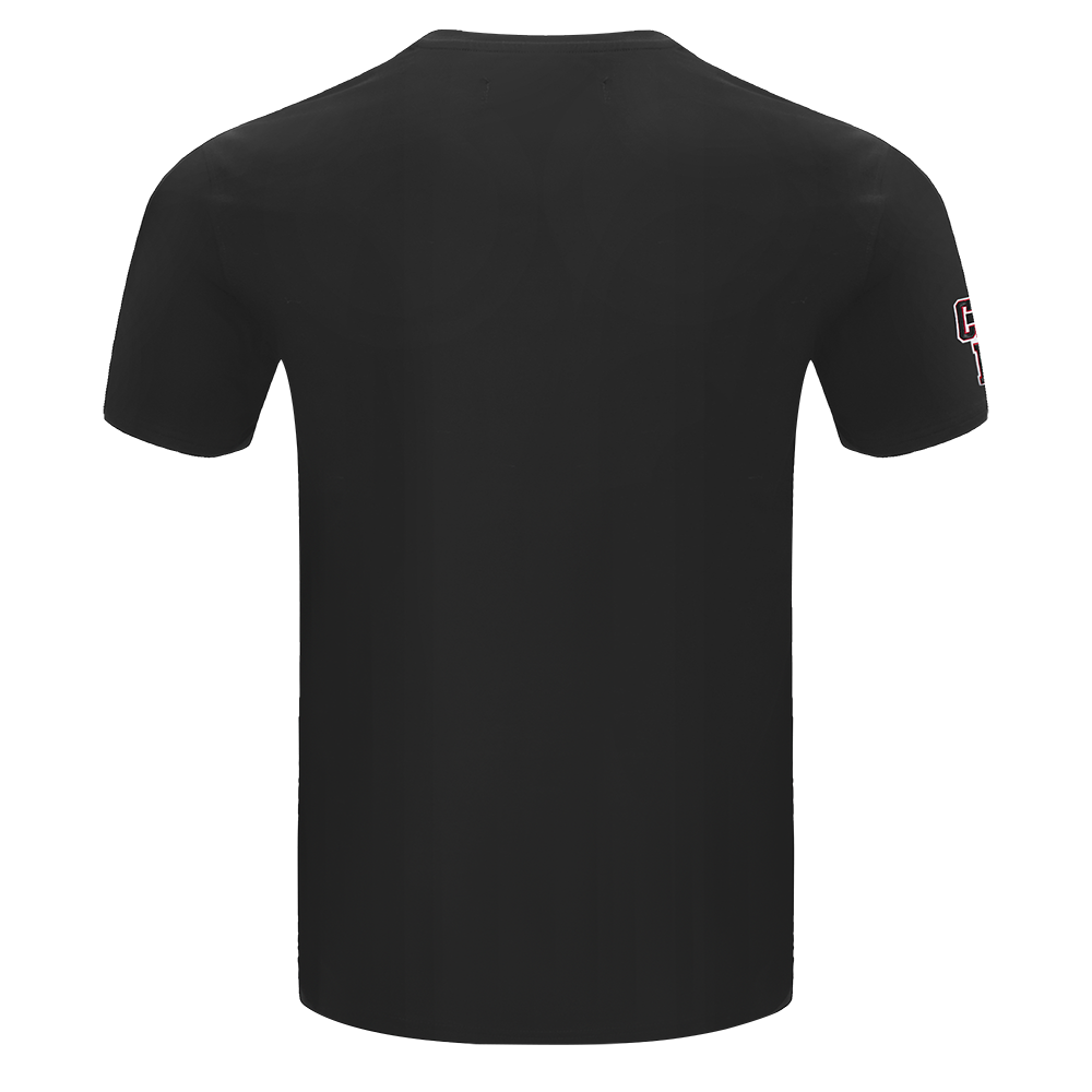 NBA CHICAGO BULLS OLD ENGLISH MEN'S TEE (BLACK)
