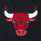 NBA CHICAGO BULLS WINGSPAN T-SHIRT EN JERSEY DE COTON À ÉPAULES TOMBANTES POUR HOMME (NOIR)