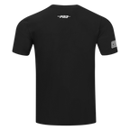 NBA CHICAGO BULLS REVERSE FRENCH TERRY T-SHIRT EN JERSEY DE COTON À ÉPAULES TOMBANTES POUR HOMME (NOIR)