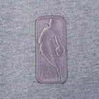NBA CHICAGO BULLS REVERSE FRENCH TERRY T-SHIRT EN JERSEY DE COTON À ÉPAULES TOMBANTES POUR HOMME (GRIS CHINÉ FONCÉ)