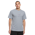 NBA CHICAGO BULLS REVERSE FRENCH TERRY T-SHIRT EN JERSEY DE COTON À ÉPAULES TOMBANTES POUR HOMME (GRIS CHINÉ FONCÉ)