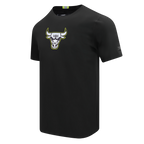 NBA CHICAGO BULLS UNDER THE LIGHTS T-SHIRT EN JERSEY SIMPLE POUR HOMME (NOIR)
