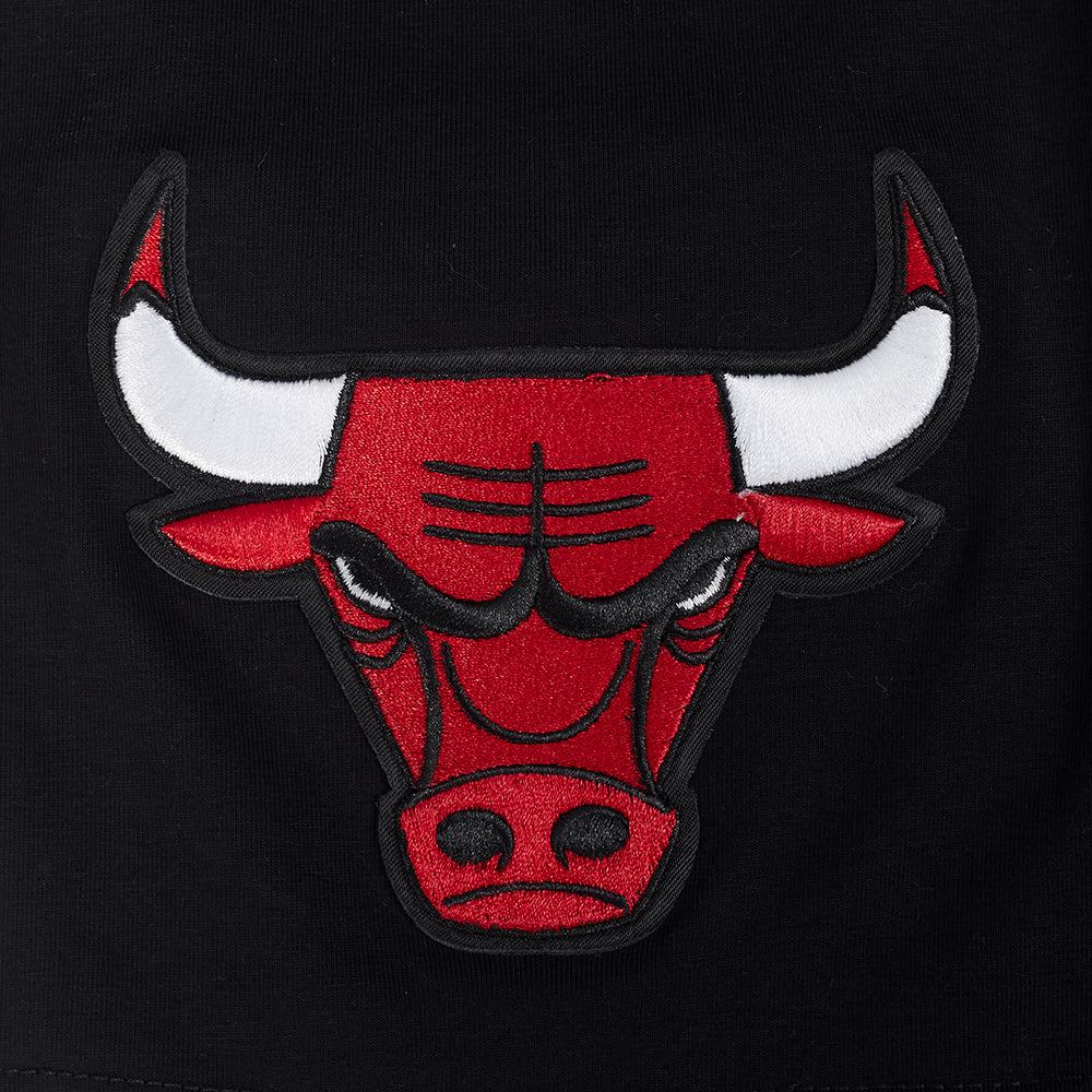 NBA CHICAGO BULLS UNDER THE LIGHTS T-SHIRT EN JERSEY SIMPLE POUR HOMME (NOIR)