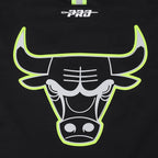 NBA CHICAGO BULLS UNDER THE LIGHTS T-SHIRT EN JERSEY SIMPLE POUR HOMME (NOIR)