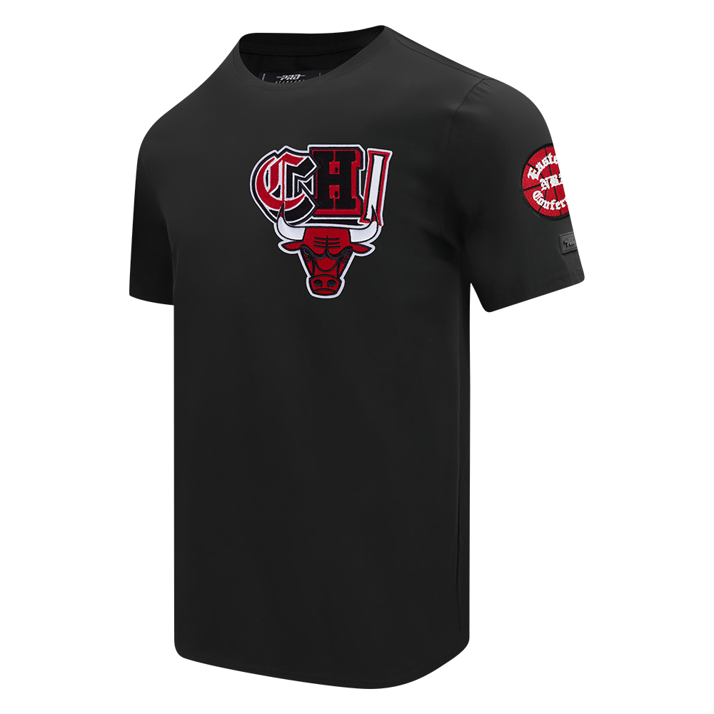 NBA CHICAGO BULLS CITY RANSOM MEN'S LCH SJ TEE (BLACK)