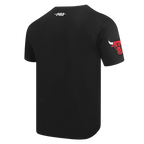 NBA CHICAGO BULLS RETRO ELEVATION MEN'S SINGLE JERSEY TEE (BLACK)