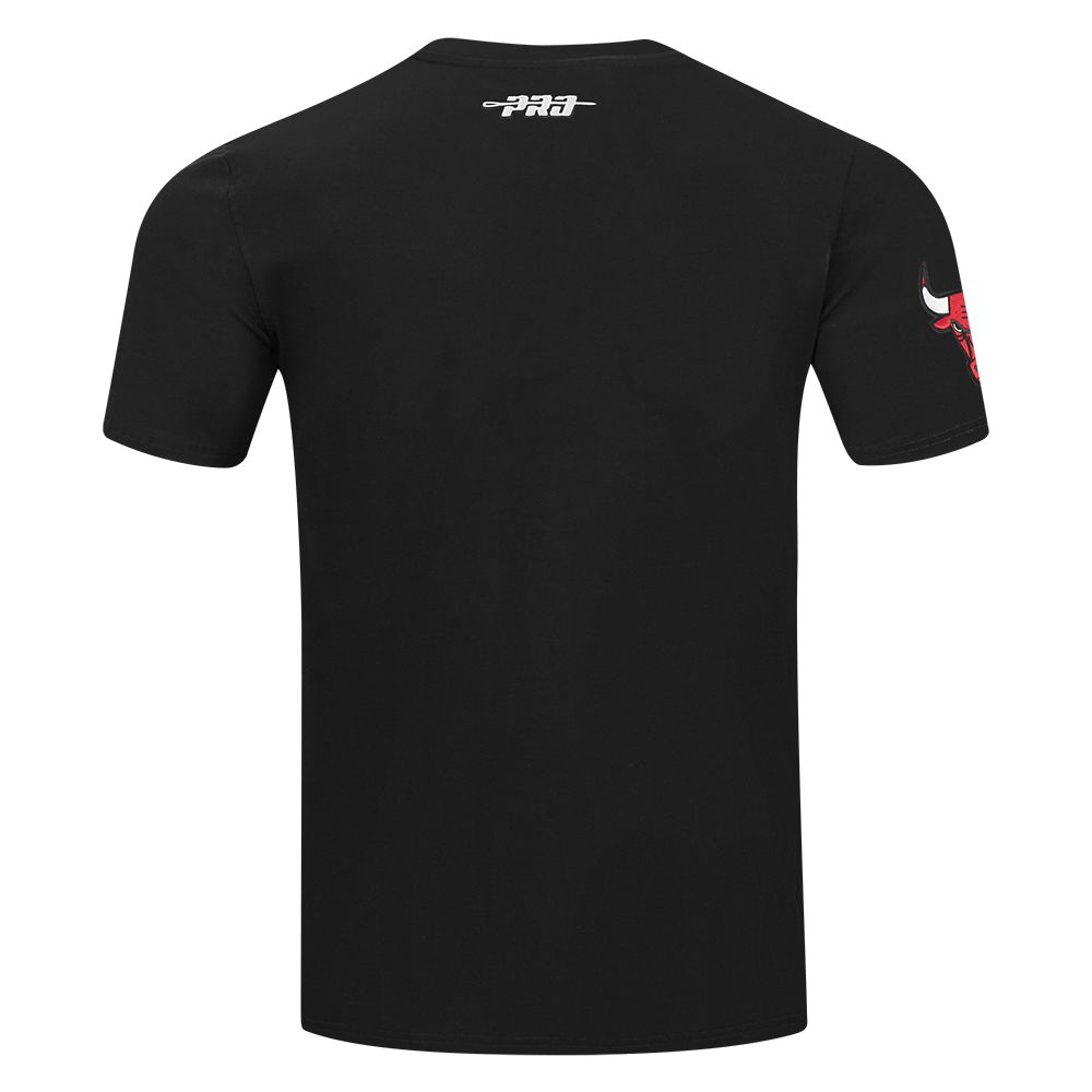 NBA CHICAGO BULLS RETRO ELEVATION MEN'S SINGLE JERSEY TEE (BLACK)