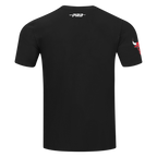NBA CHICAGO BULLS RETRO ELEVATION MEN'S SINGLE JERSEY TEE (BLACK)