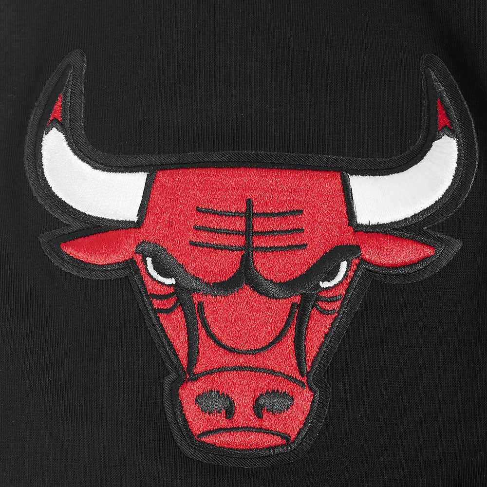NBA CHICAGO BULLS RETRO ELEVATION MEN'S SINGLE JERSEY TEE (BLACK)