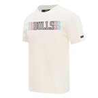 NBA CHICAGO BULLS ECHO LOGO MEN'S SINGLE JERSEY TEE (EGGSHELL)