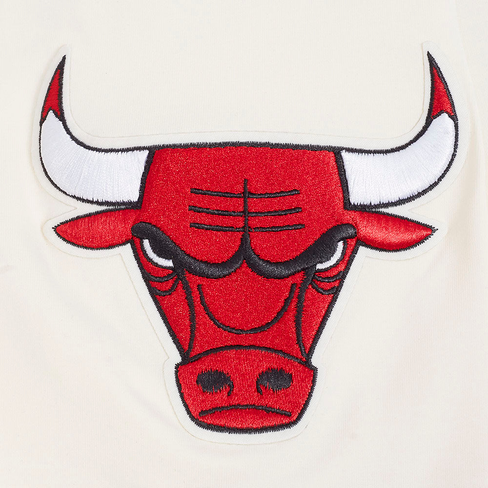 NBA CHICAGO BULLS ECHO LOGO MEN'S SINGLE JERSEY TEE (EGGSHELL)