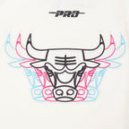 NBA CHICAGO BULLS ECHO LOGO MEN'S SINGLE JERSEY TEE (EGGSHELL)