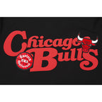 NBA CHICAGO BULLS SOUVENIR MEN'S SINGLE JERSEY TEE (BLACK)