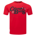 NBA CHICAGO BULLS SOUVENIR MEN'S SINGLE JERSEY TEE (RED)