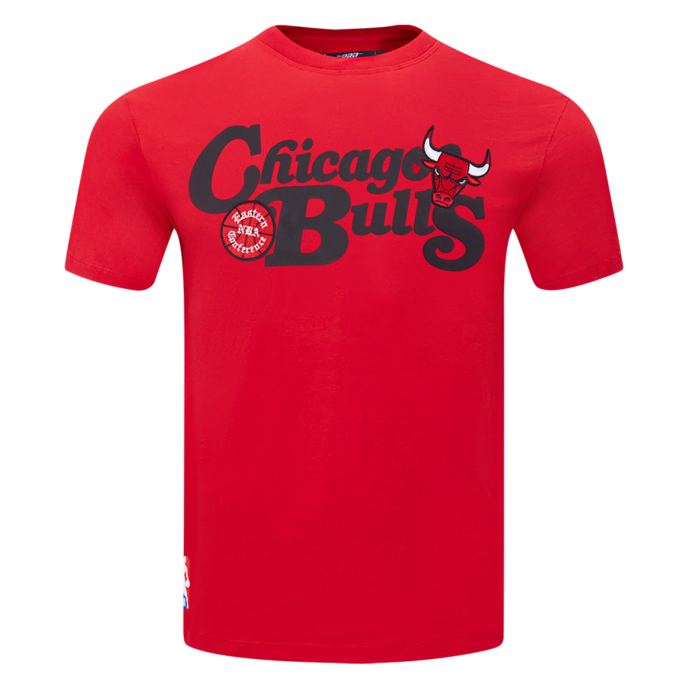 NBA CHICAGO BULLS SOUVENIR MEN'S SINGLE JERSEY TEE (RED)