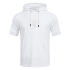NBA CHICAGO BULLS WHITE OUT CHANDAIL À CAPUCHON À MANCHES COURTES POUR HOMME (BLANC)