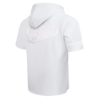 NBA CHICAGO BULLS WHITE OUT CHANDAIL À CAPUCHON À MANCHES COURTES POUR HOMME (BLANC)