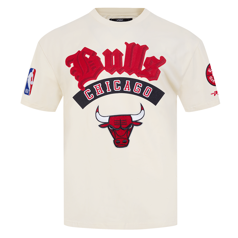 NBA CHICAGO BULLS BEST OF MEN'S DROP SHOULDER TEE (EGGSHELL)