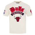 NBA CHICAGO BULLS BEST OF MEN'S DROP SHOULDER TEE (EGGSHELL)
