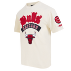 NBA CHICAGO BULLS BEST OF MEN'S DROP SHOULDER TEE (EGGSHELL)